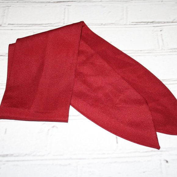 Vintage Accessories - Beautiful deep red vintage wrap scarf 4" wide 34"